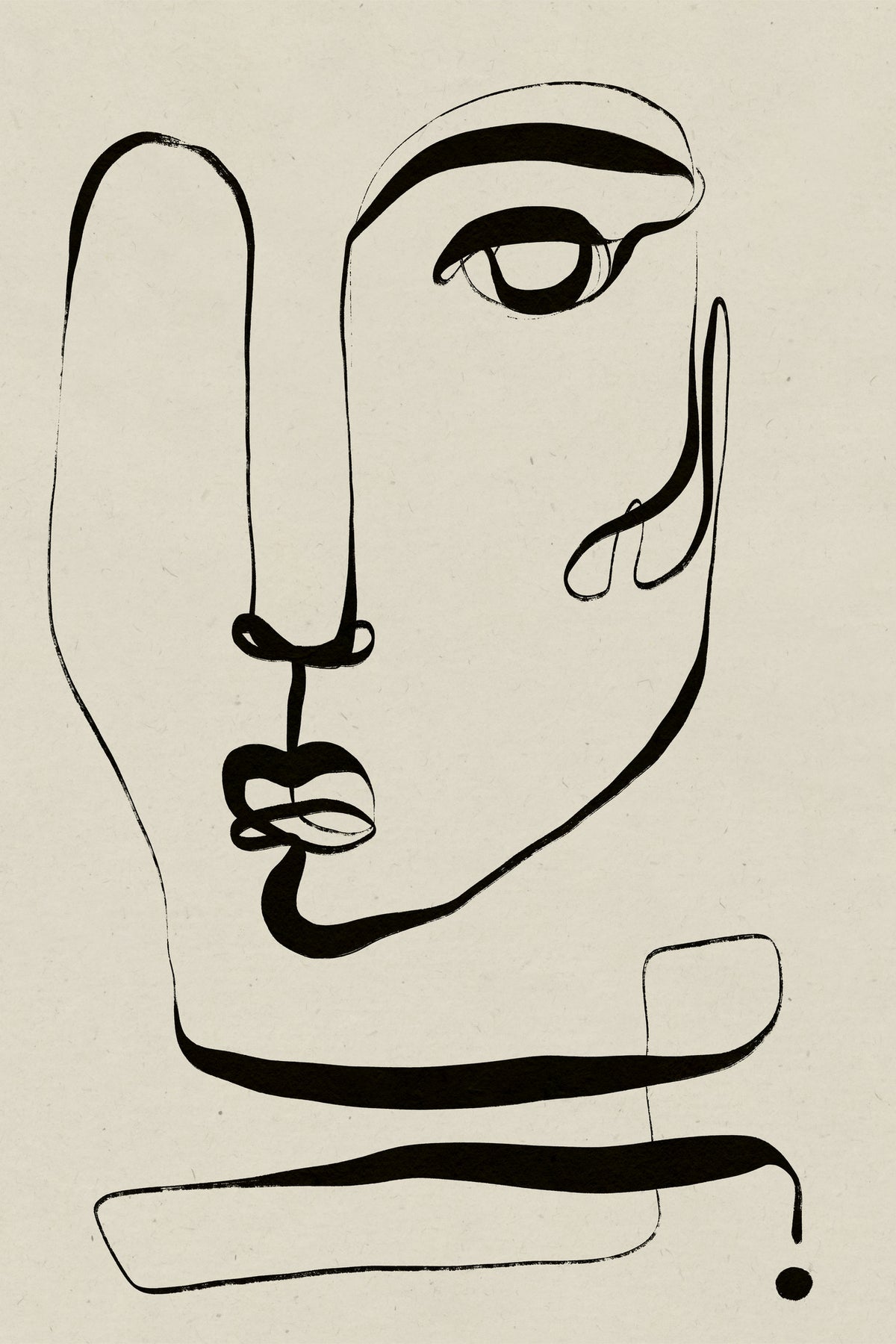 aluminium-print-la-visage