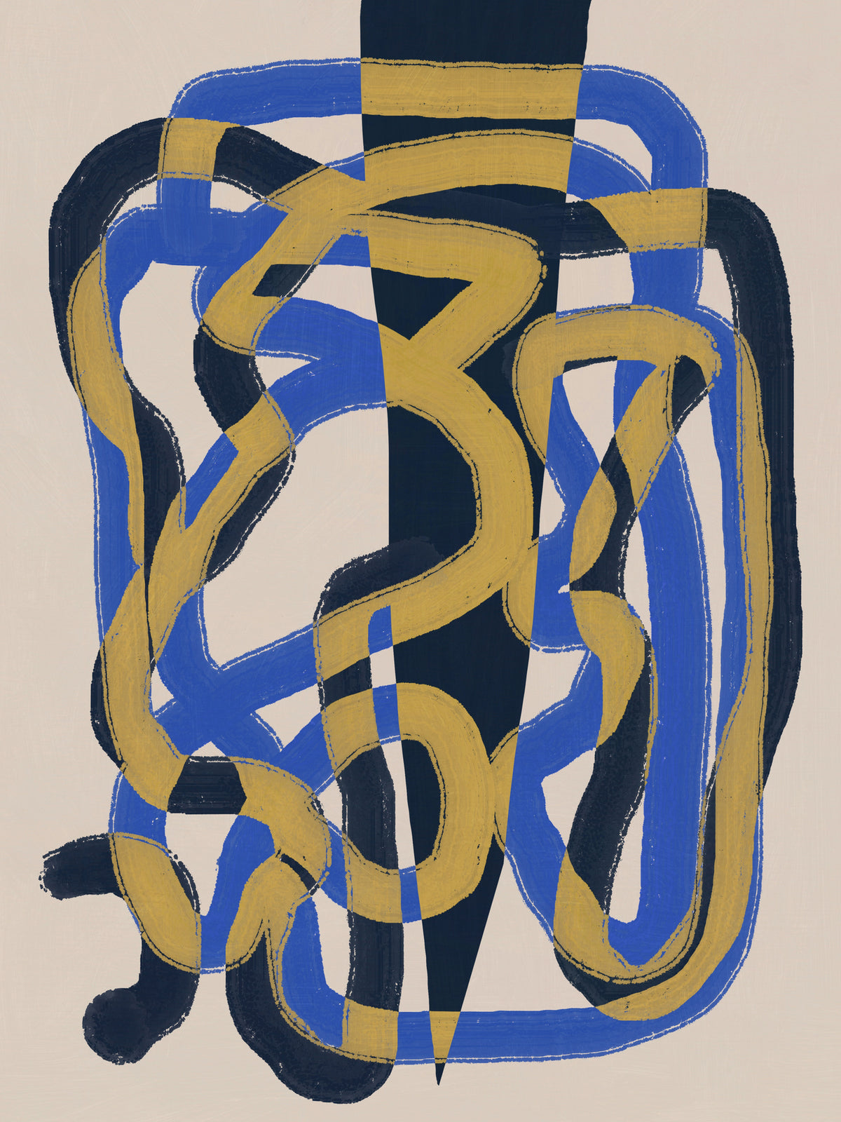 canvas-print-abstract-line-deco-blue-and-yellow