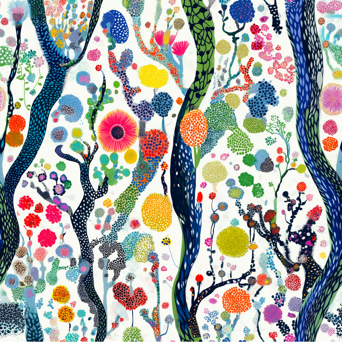 aluminium-print-vibrant-flower-forest