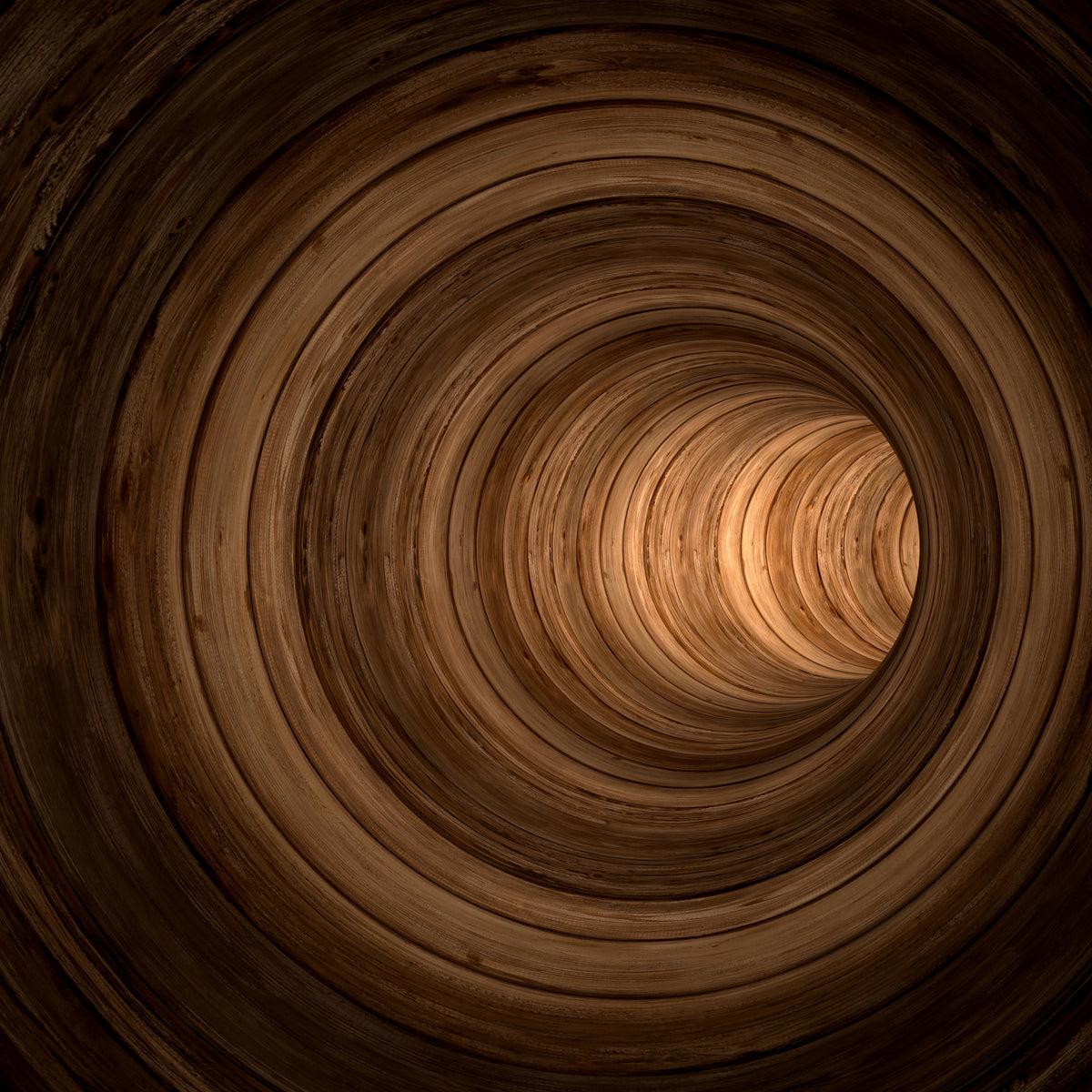 9-piece-aluminium-print-abstract-tunnel