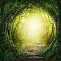 4-piece-canvas-print-road-in-dark-forest