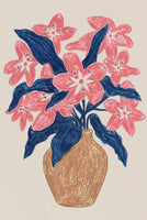 canvas-print-pink-lilies-in-vase