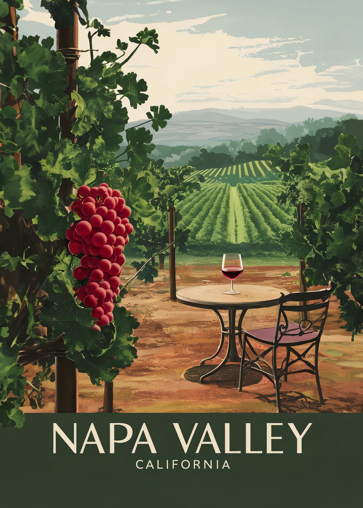 aluminium-print-napa-valley-california