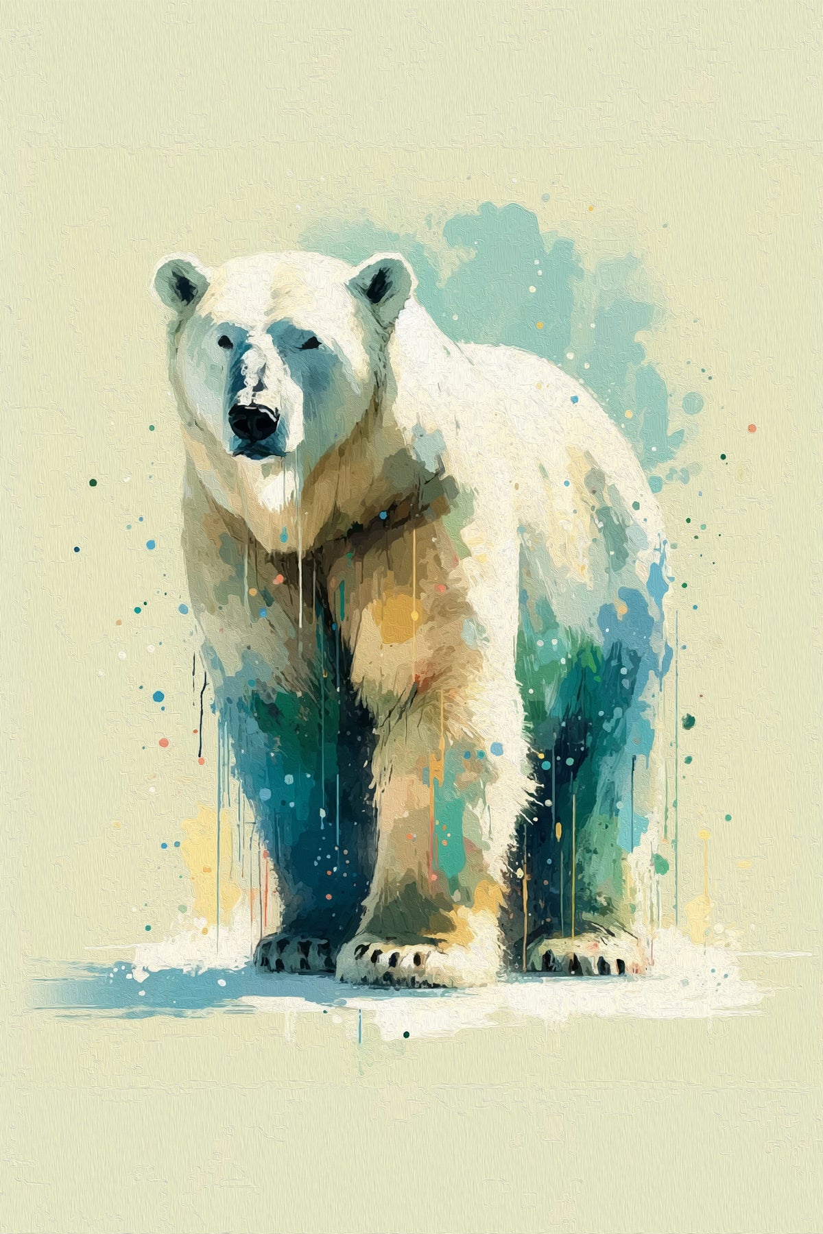 framedcanvas-print-polar-bear-2