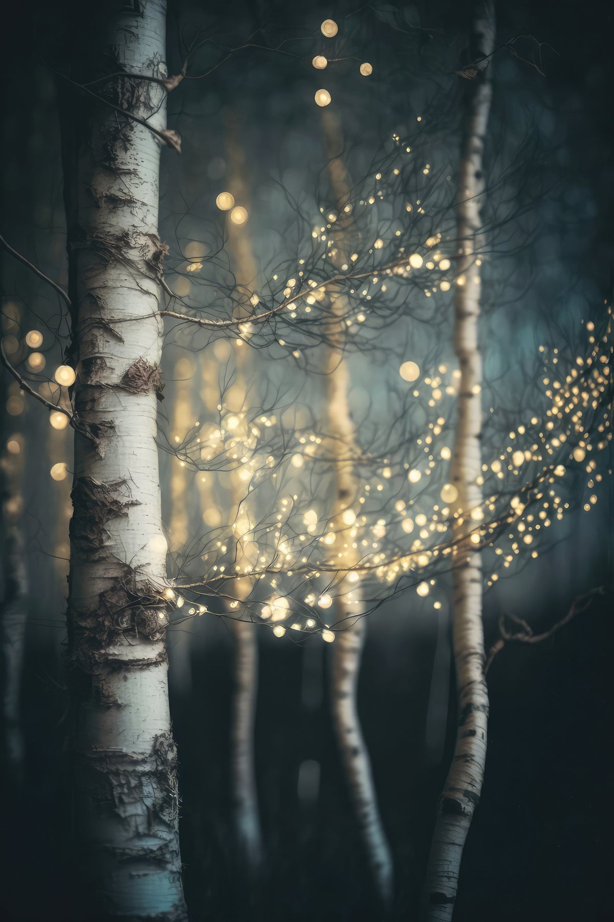aluminium-print-twinkling-birch-grove