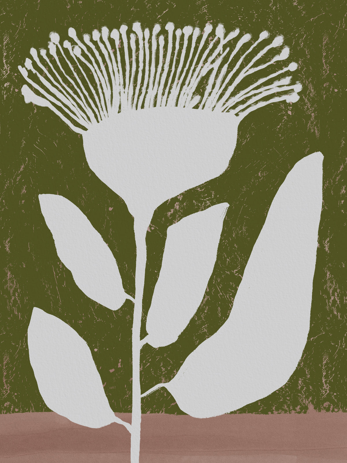 acrylic-print-botanical-design-of-a-flower-against