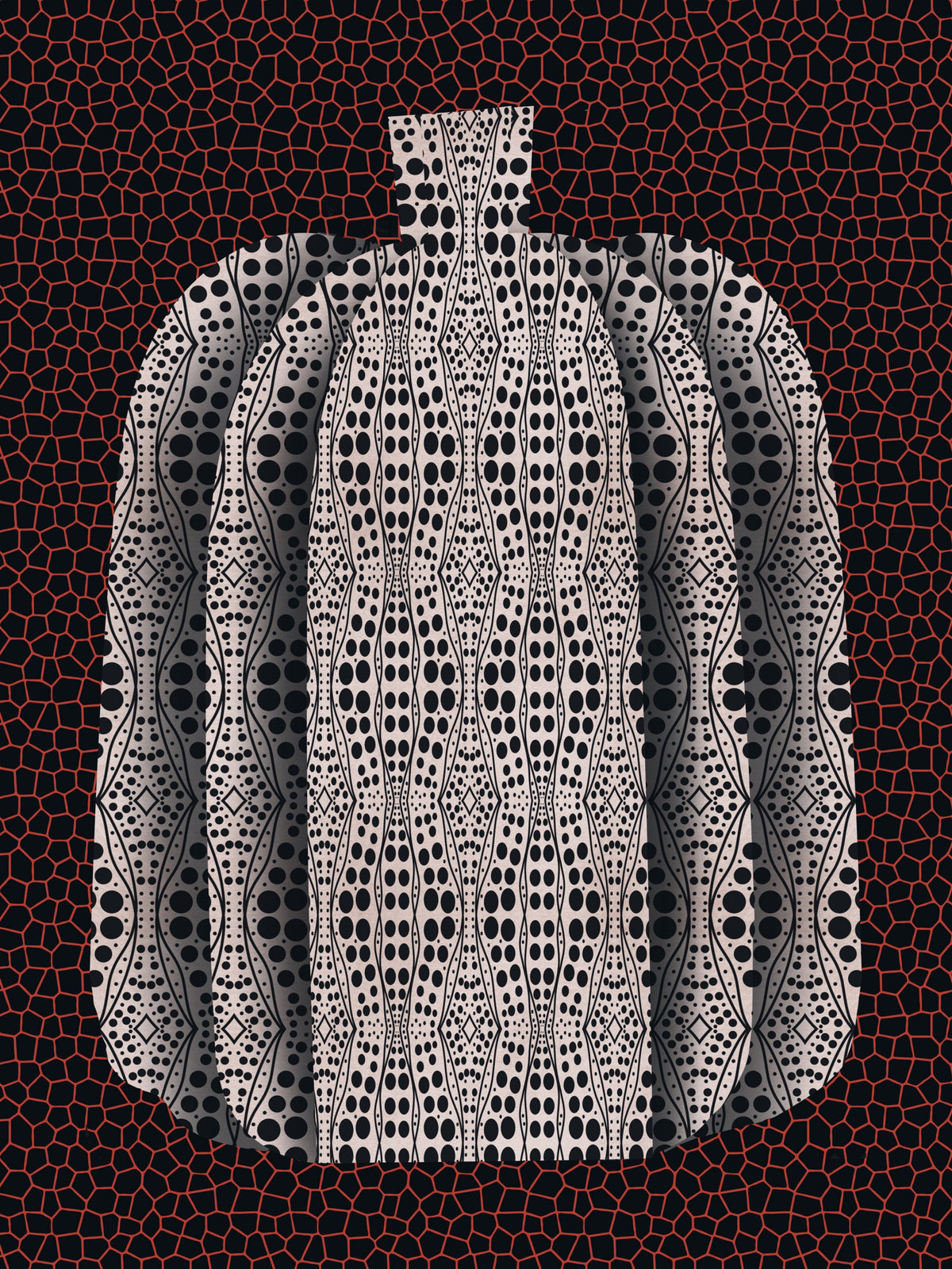 aluminium-print-polka-dot-pumpkin