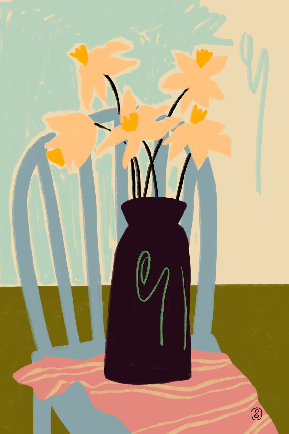 framedposter-print-daffodils