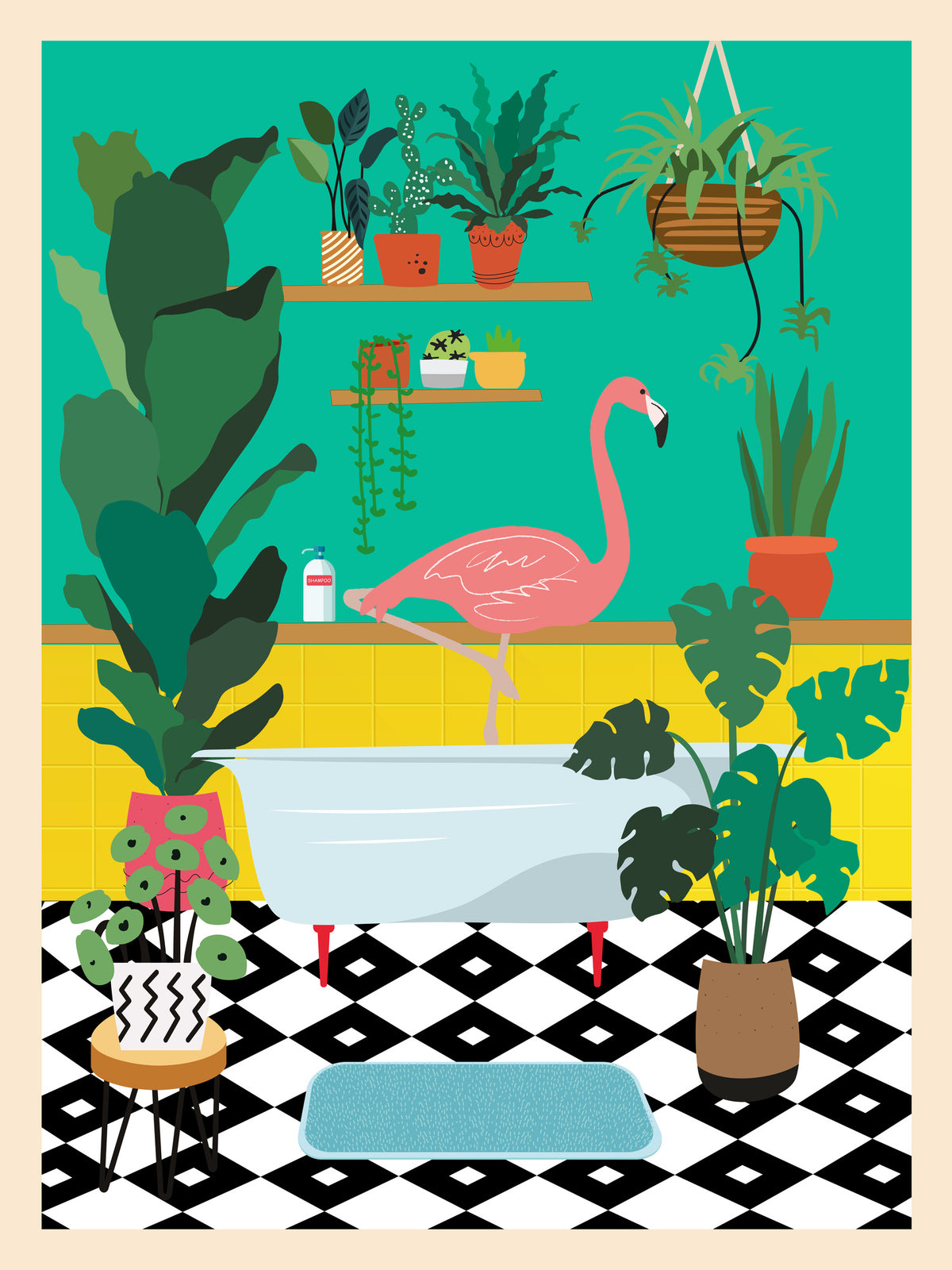framedcanvas-print-flamingo-bathtime