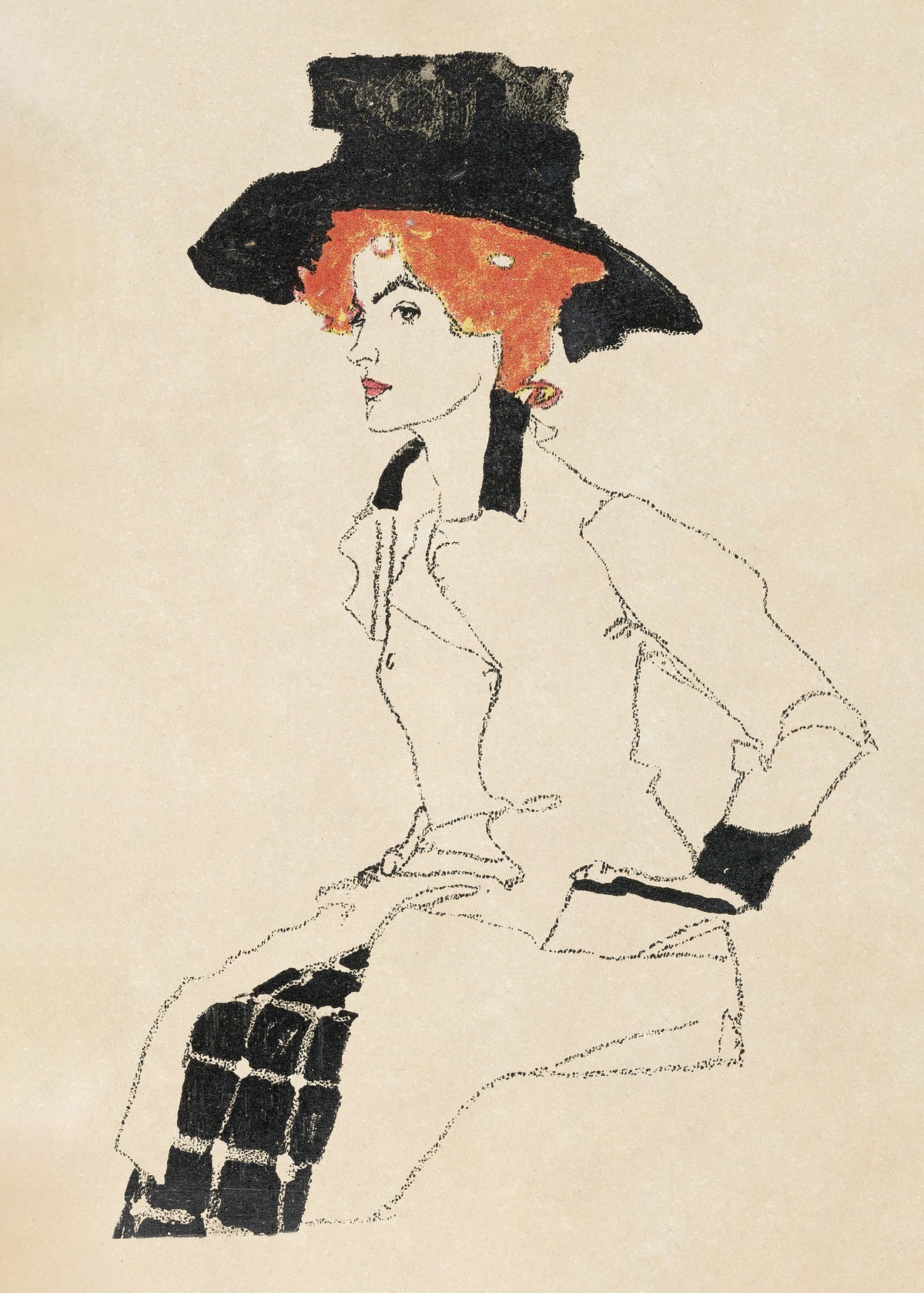 aluminium-print-portrait-of-a-woman-1910