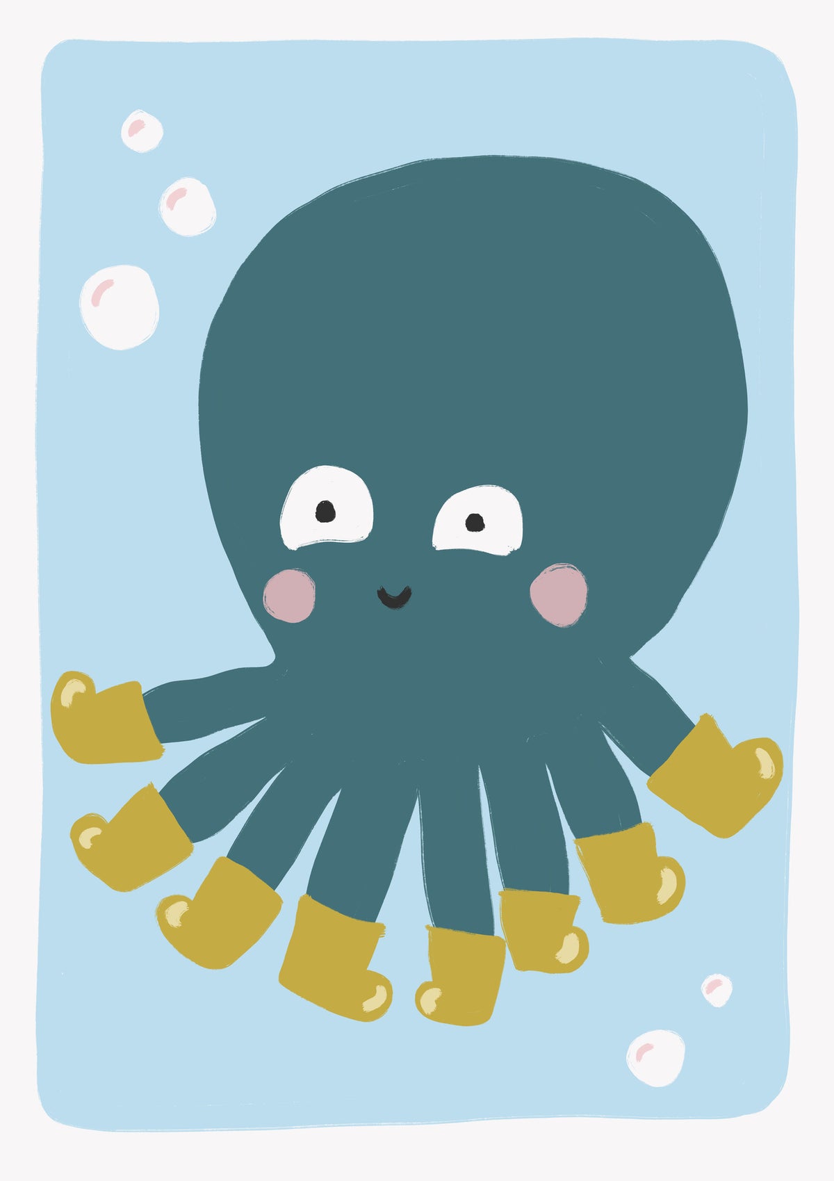 framedposter-print-booted-octopus-fun