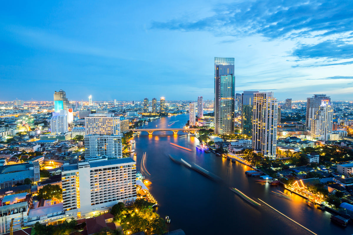 aluminium-print-skyline-bangkok-at-dusk