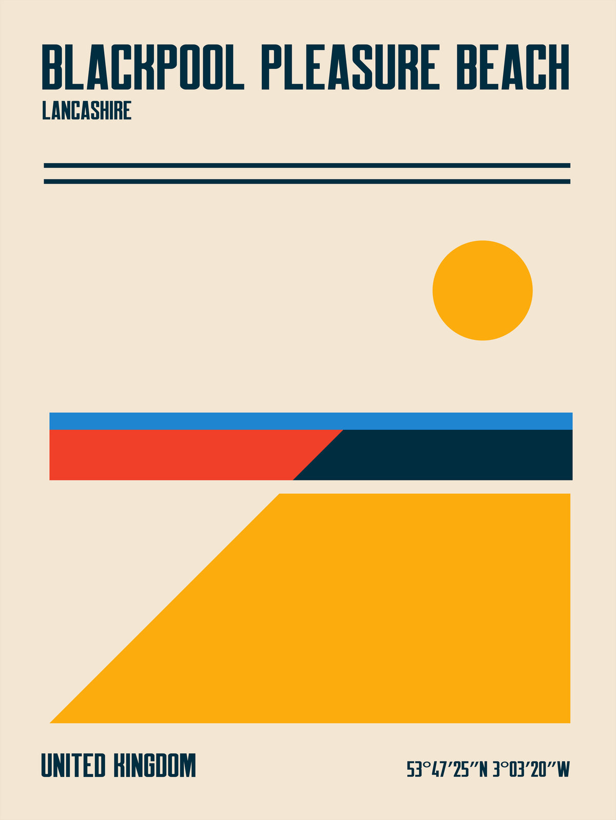 canvas-print-blackpool-pleasure-beach-travel-poster