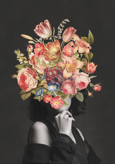 poster-print-vintage-floral-bouquet