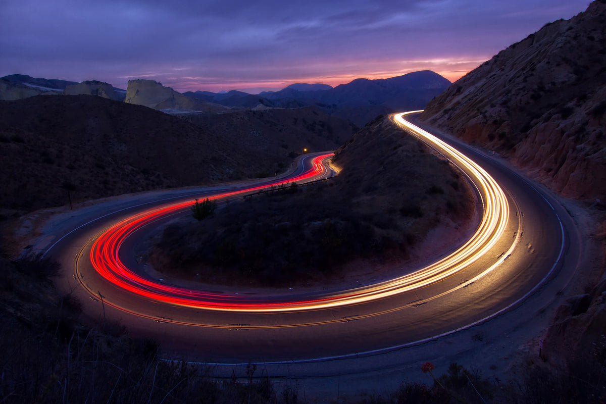 framedcanvas-print-headlights-and-brake-lights