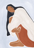 framedposter-print-woman-embracing-herself-print-by-ivy-green-illustrations