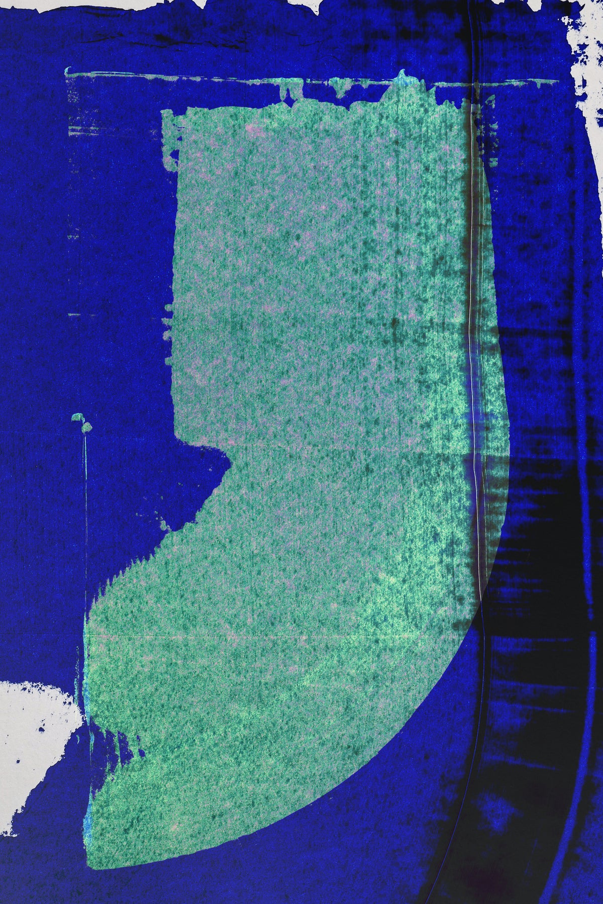 framedcanvas-print-abstract-artwork-blue-dynamic-shapes