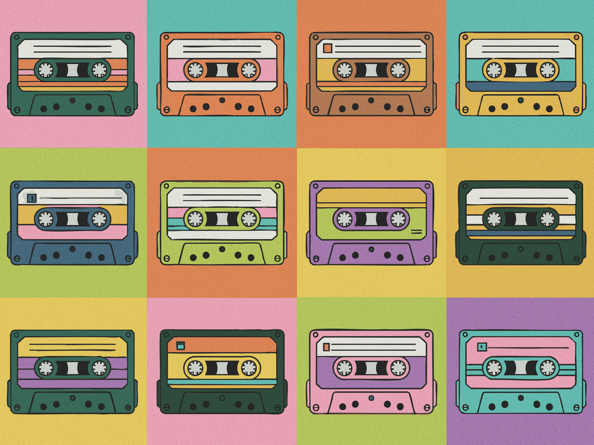 framedcanvas-print-a-lot-of-cassettes