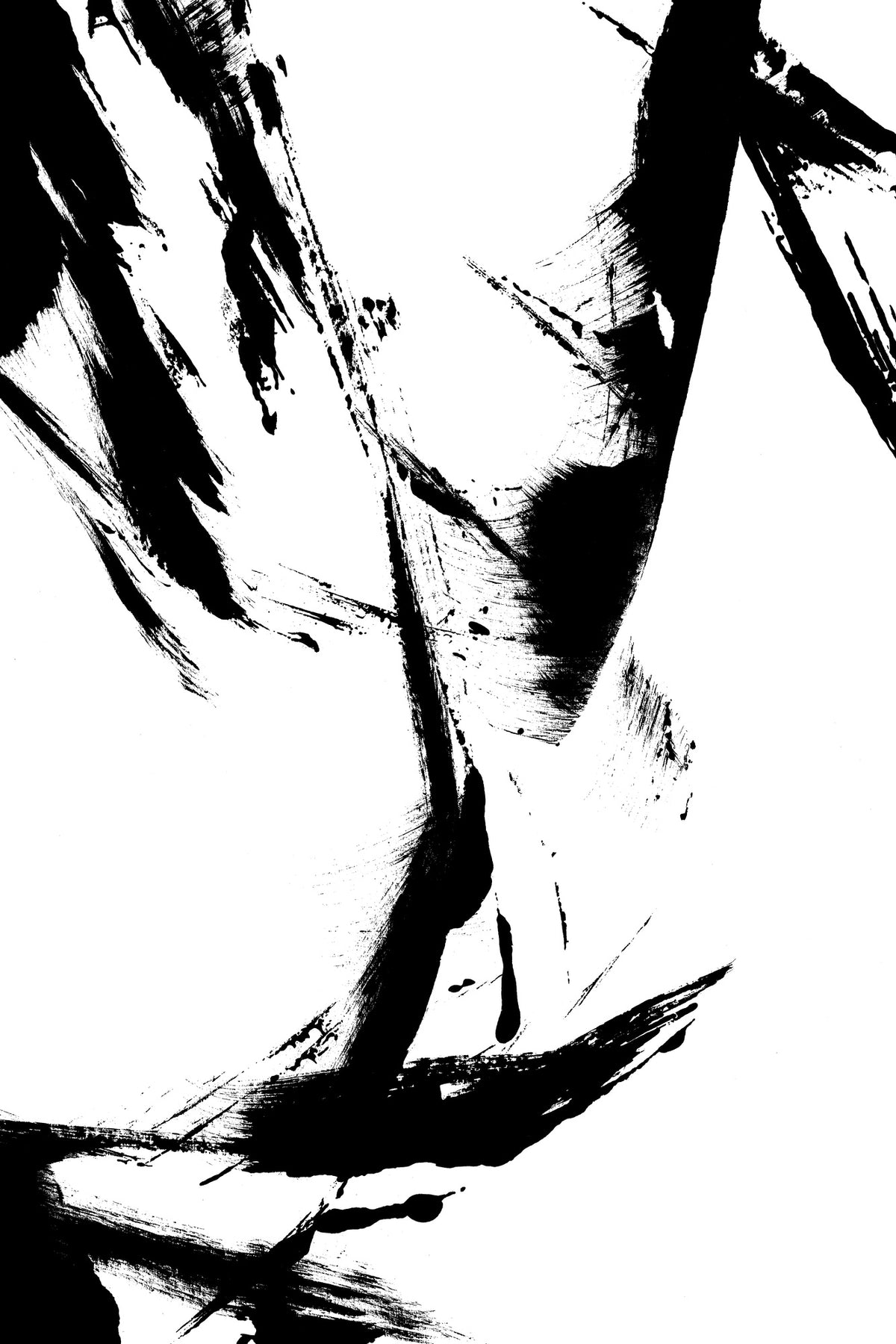 acrylic-print-ink-brush-flow