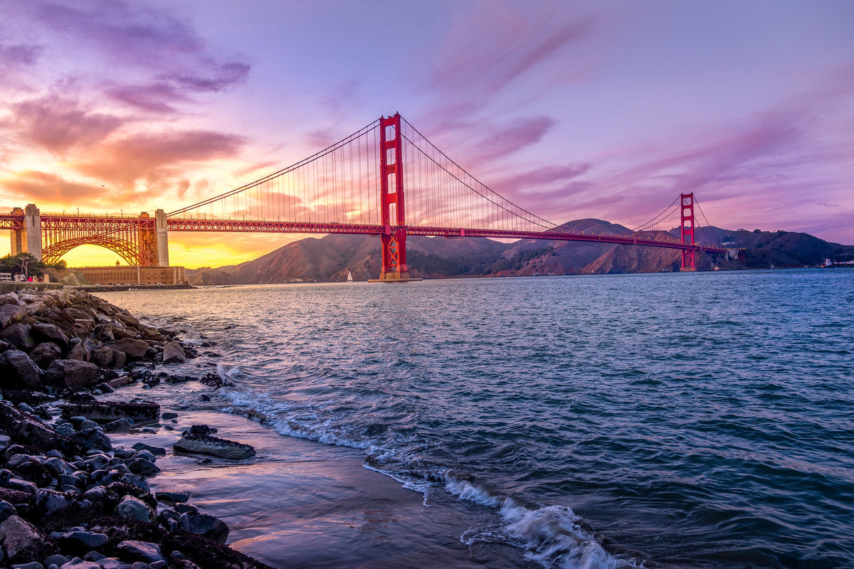 3-piece-acrylic-print-golden-gate-in-the-evening