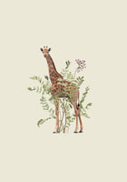 framedposter-print-floral-giraffe