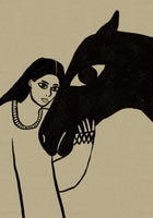 aluminium-print-lady-and-horse