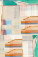 canvas-print-blue-orange-shapes-no1