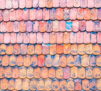poster-print-weathered-colored-roof-tiles