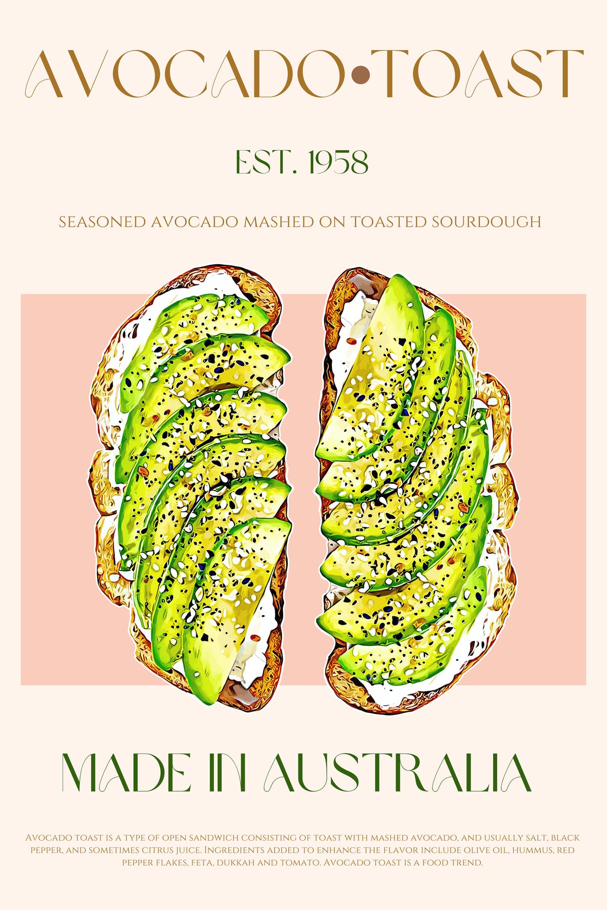 framedposter-print-toast-with-avocado