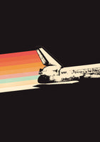framedposter-print-space-ship-rainbow