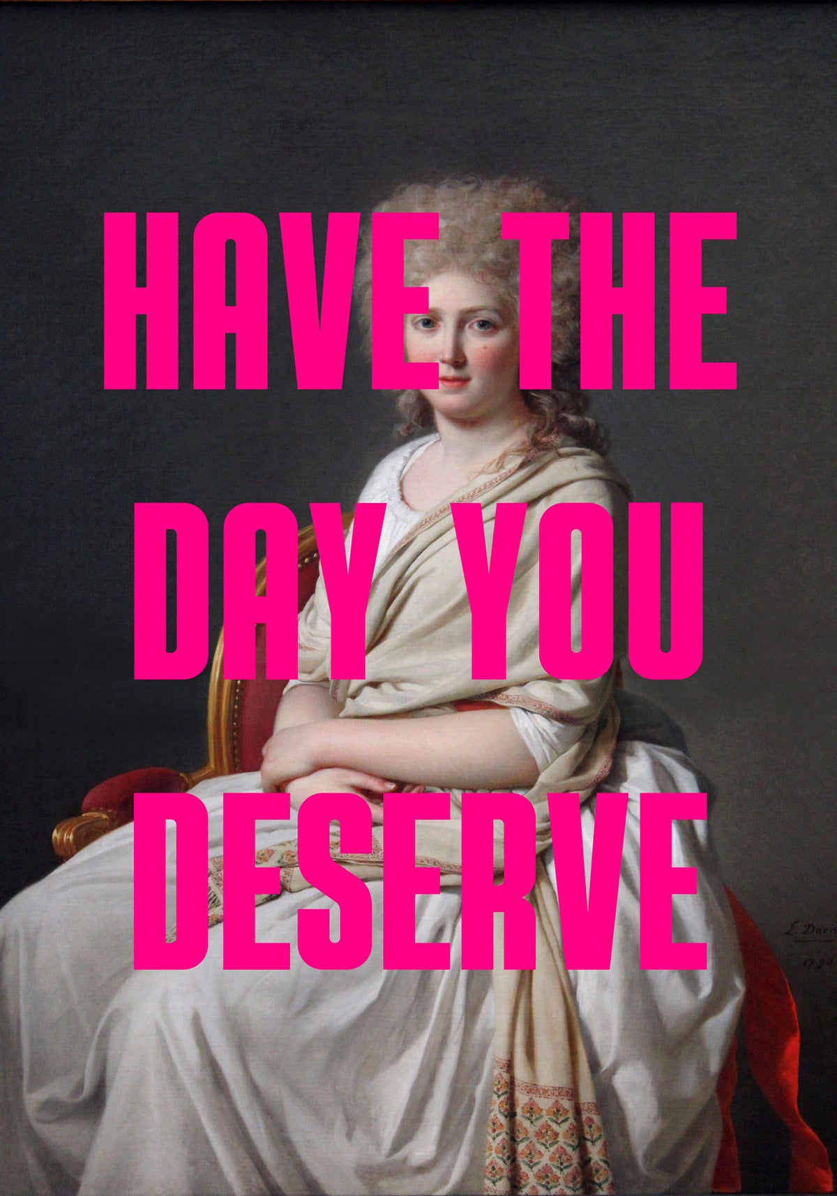 framedposter-print-regal-days-message