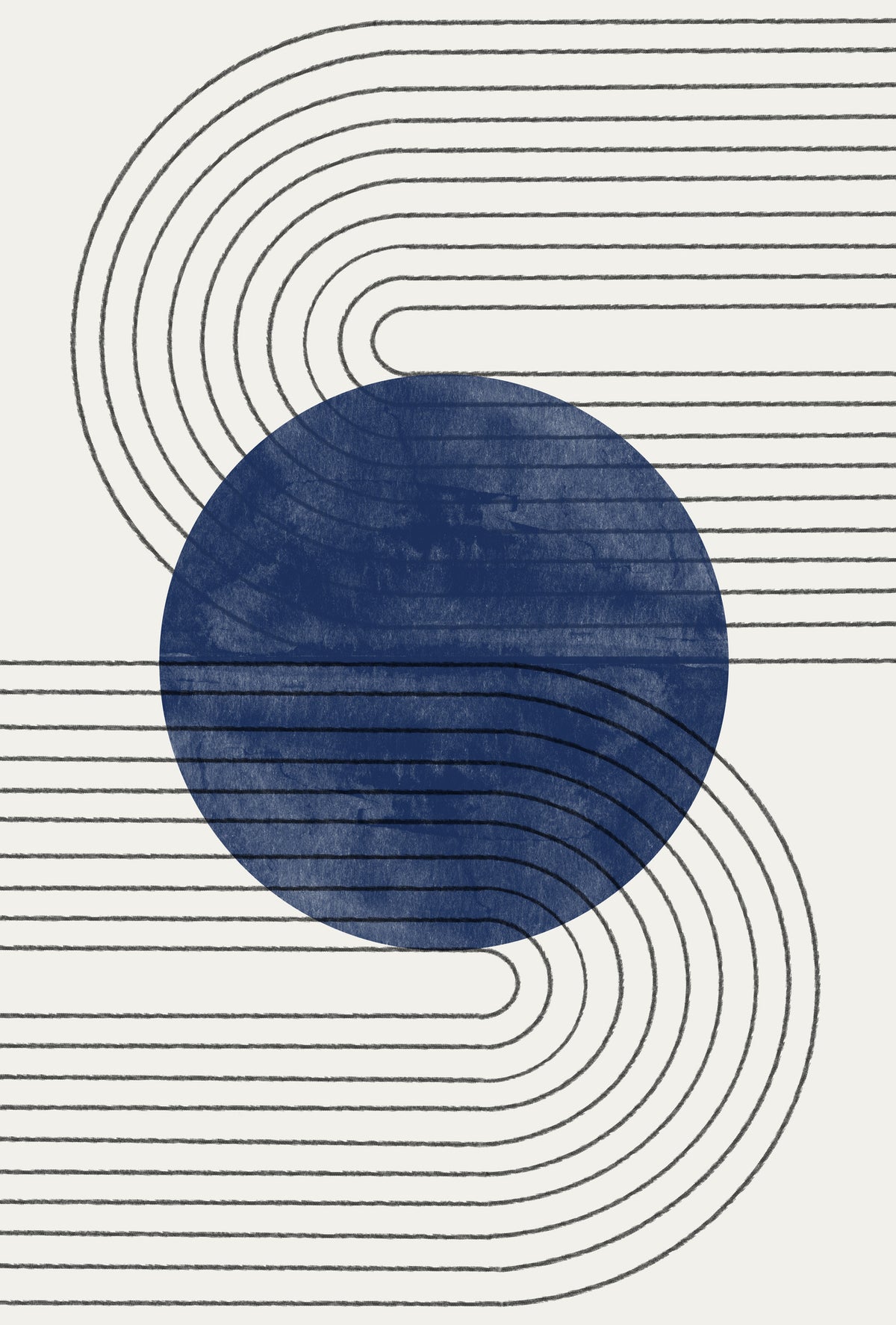 framedposter-print-blue-eclipse-lines