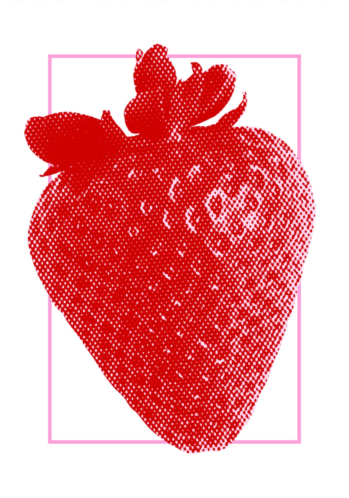 aluminium-print-red-strawberry