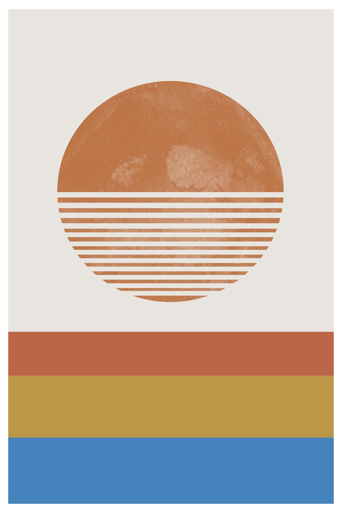 aluminium-print-striped-horizon-sun