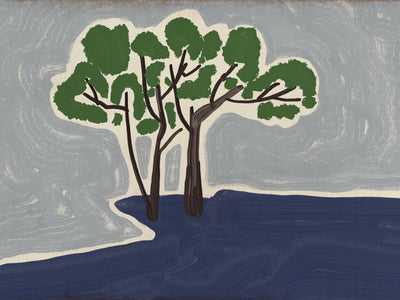 poster-print-stylized-trees-with-green-foliage