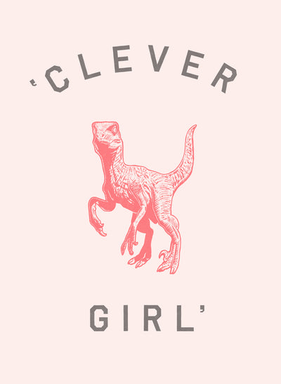 poster-print-clever-girl