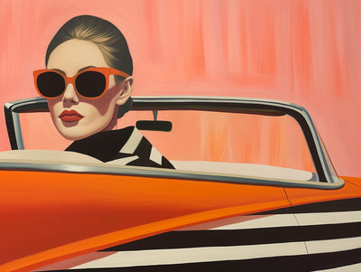 poster-print-woman-in-a-cadilac