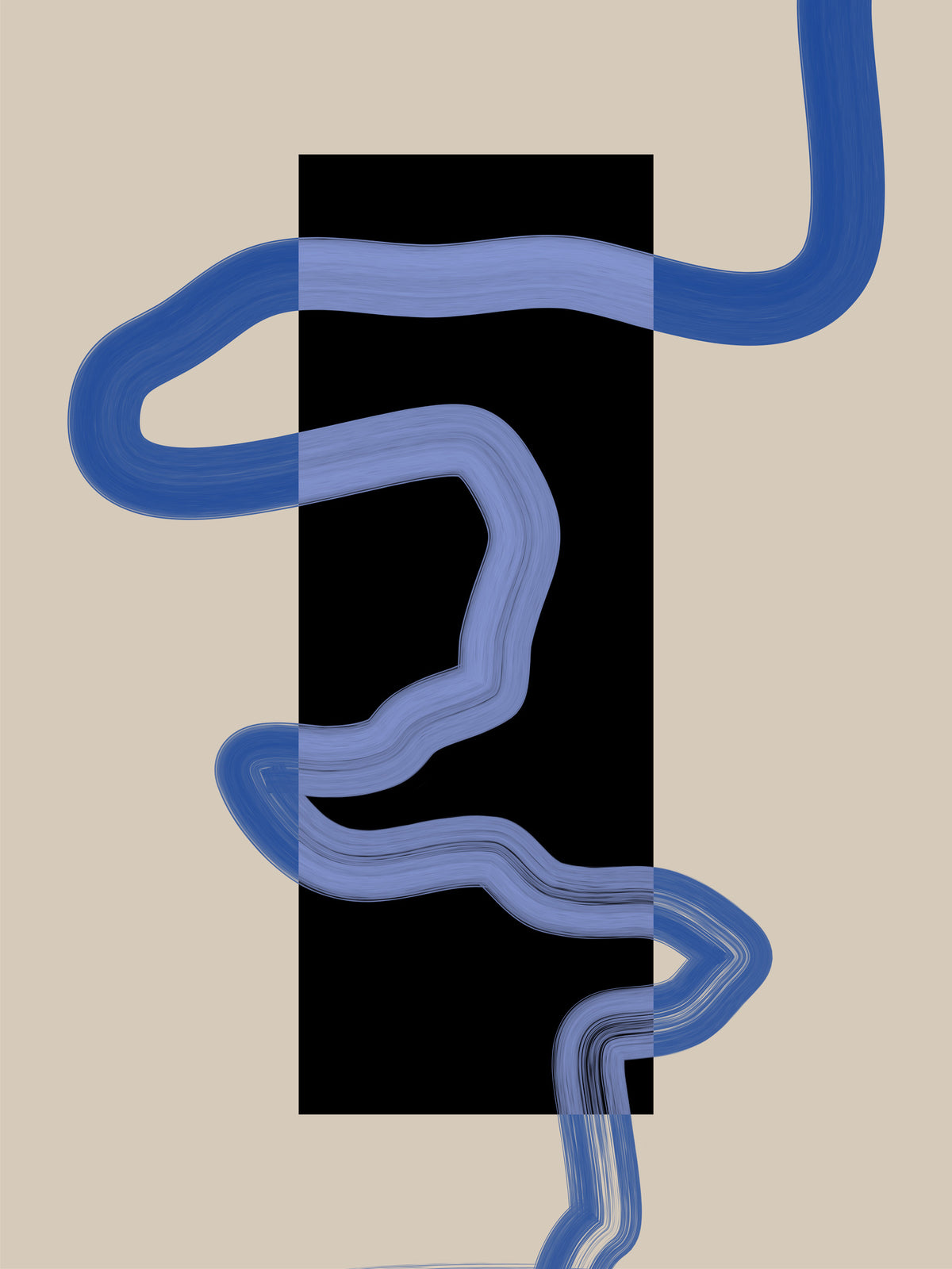 framedposter-print-blue-pathway-flow