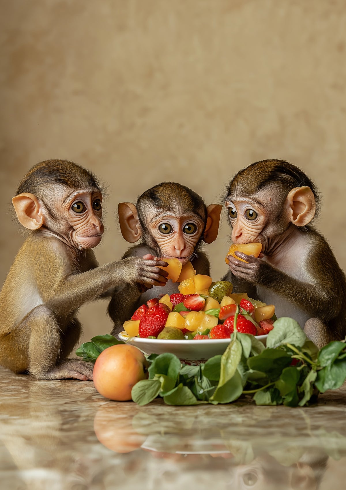 poster-print-little-monkey-feast