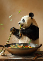 acrylic-print-panda-stir-fry-chef