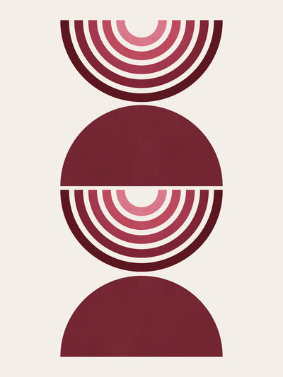 poster-print-red-symmetry-layers