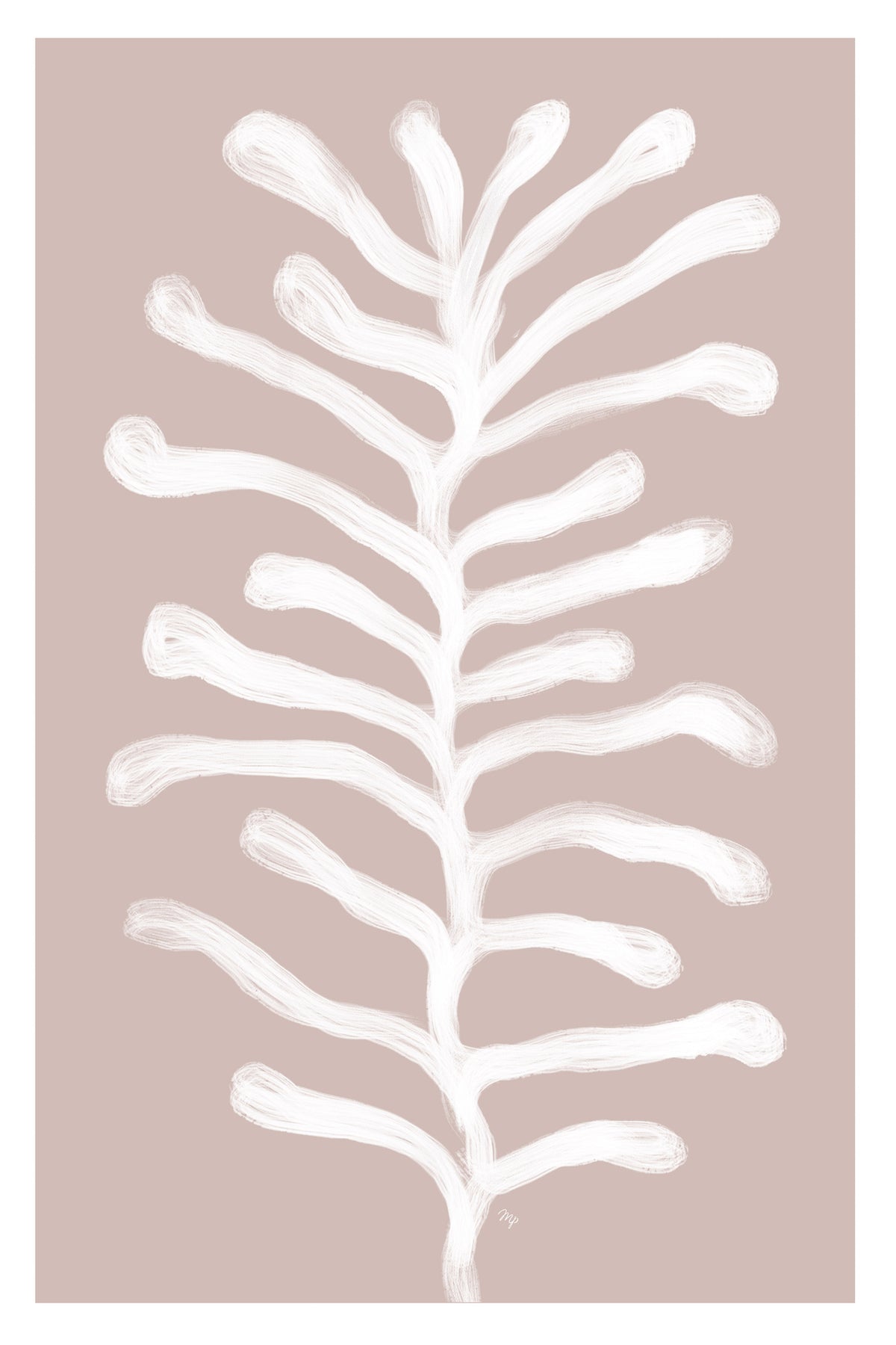 poster-print-white-coral-form