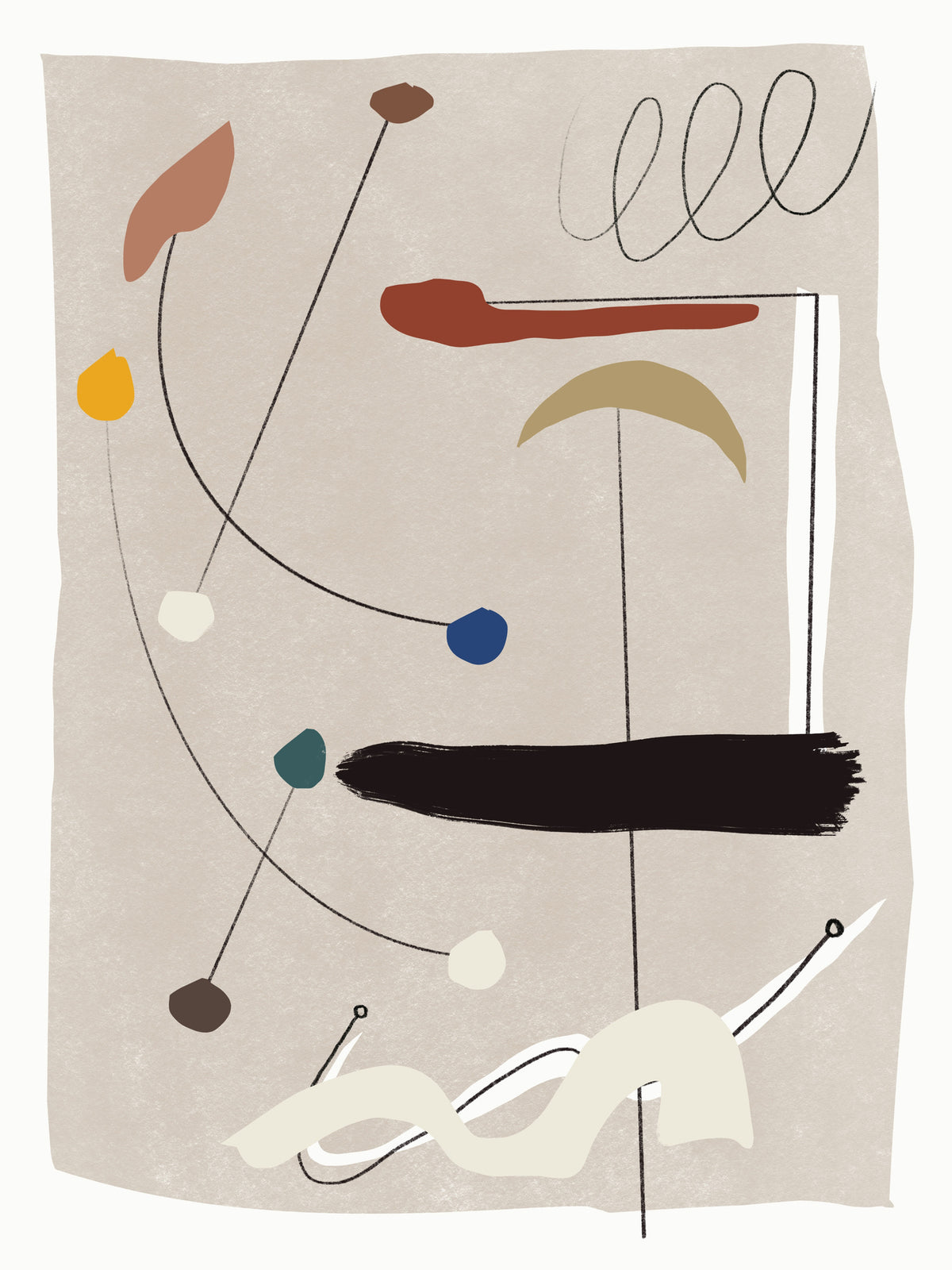 acrylic-print-minimalistic-lines-and-colorful-shapes