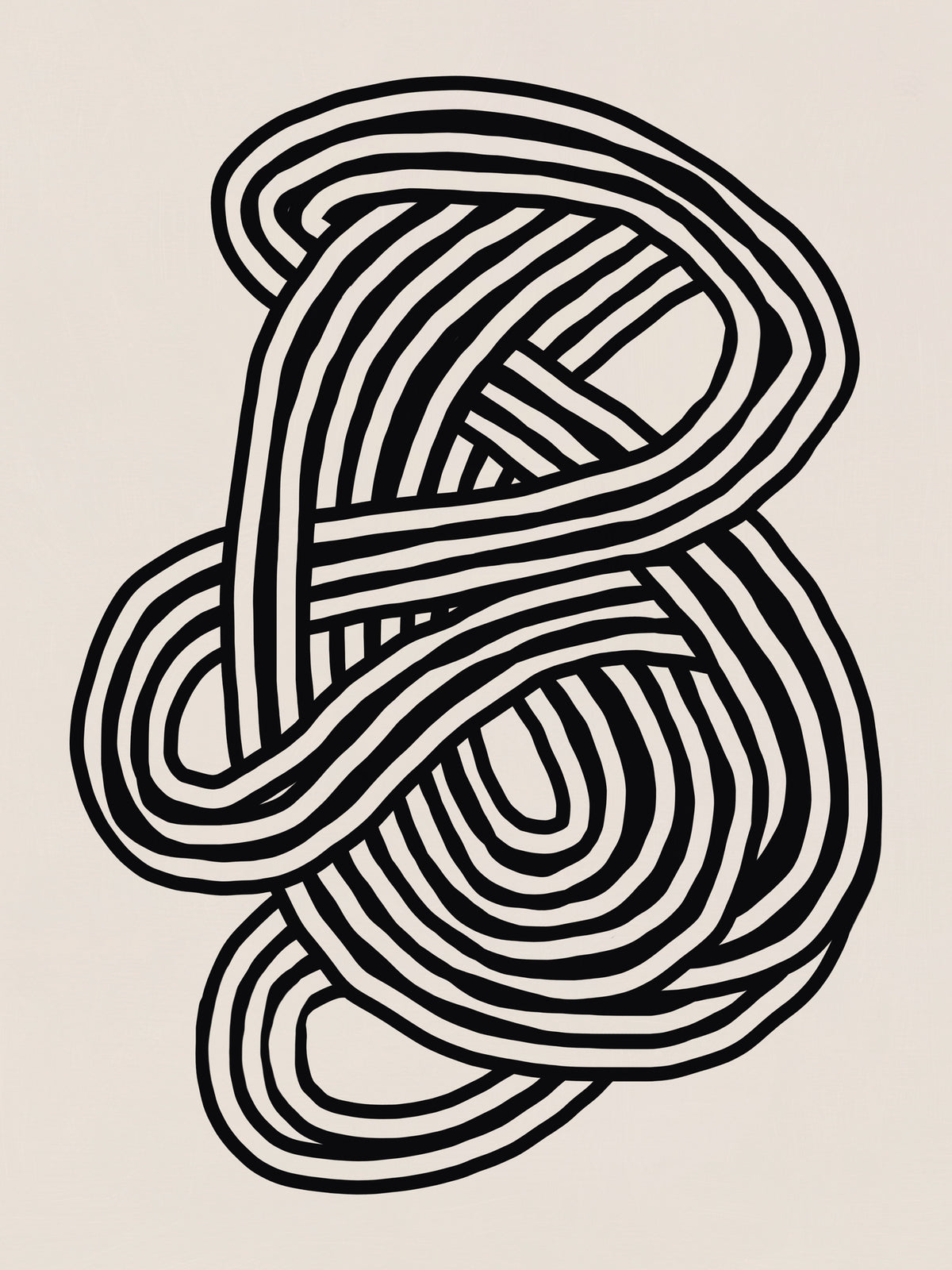 canvas-print-line-art-organic-shape-in-black