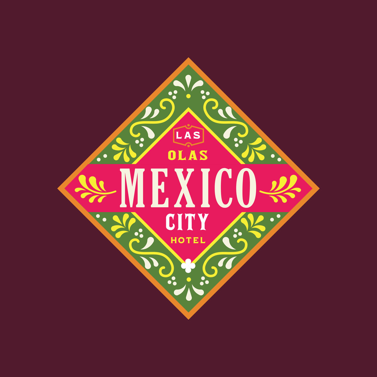 acrylic-print-las-olas-mexico-city-hotel
