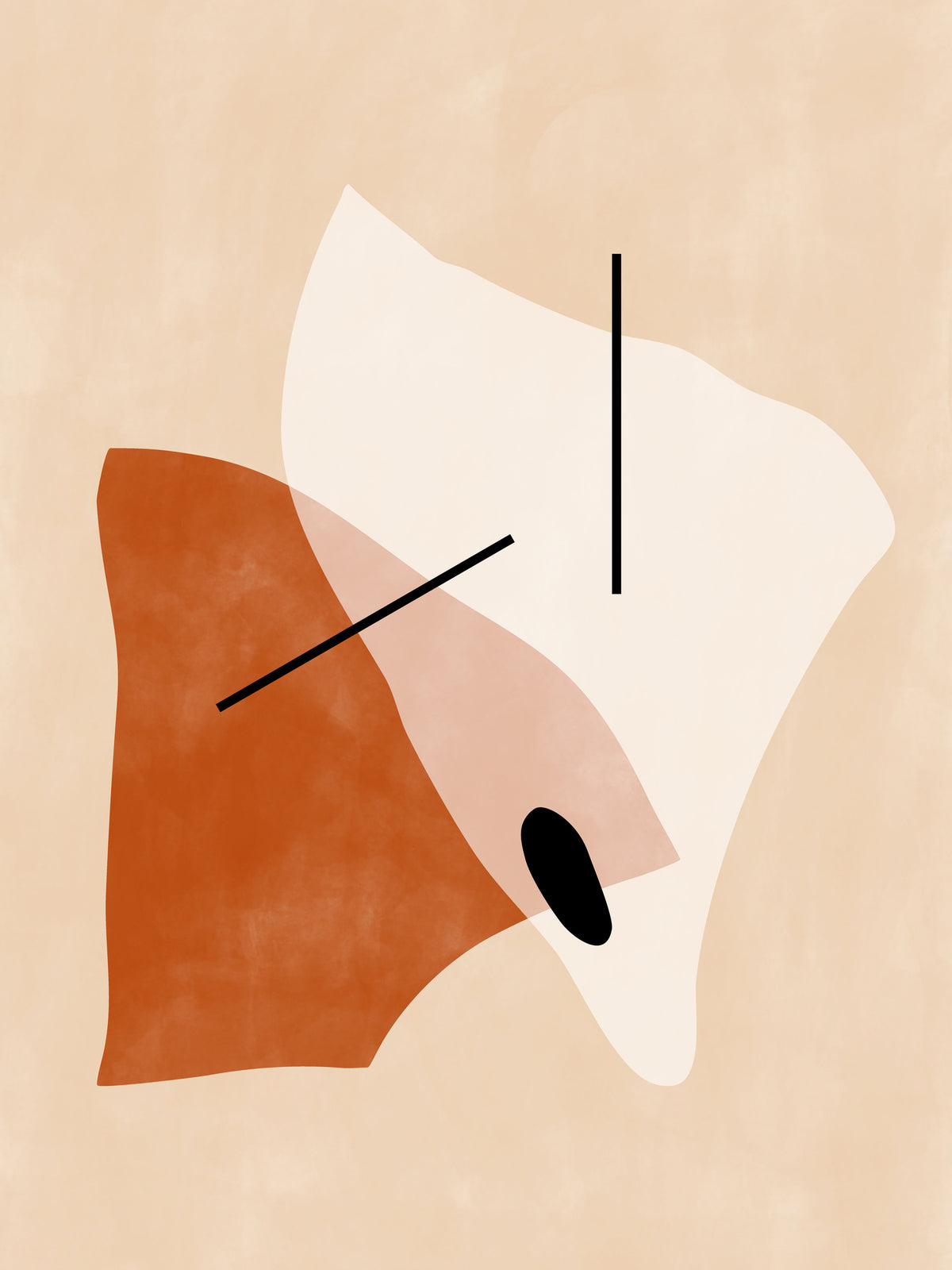 canvas-print-geometric-shapes-in-earthy-tones