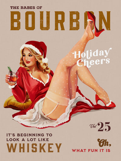 poster-print-babes-of-bourbon-vol-25-holiday-cheer-christmas-pinup