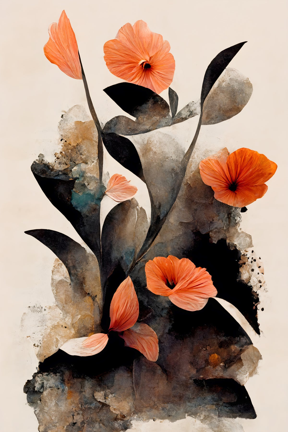 aluminium-print-coral-flowers-2