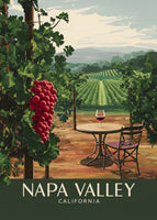 framedposter-print-napa-valley-california