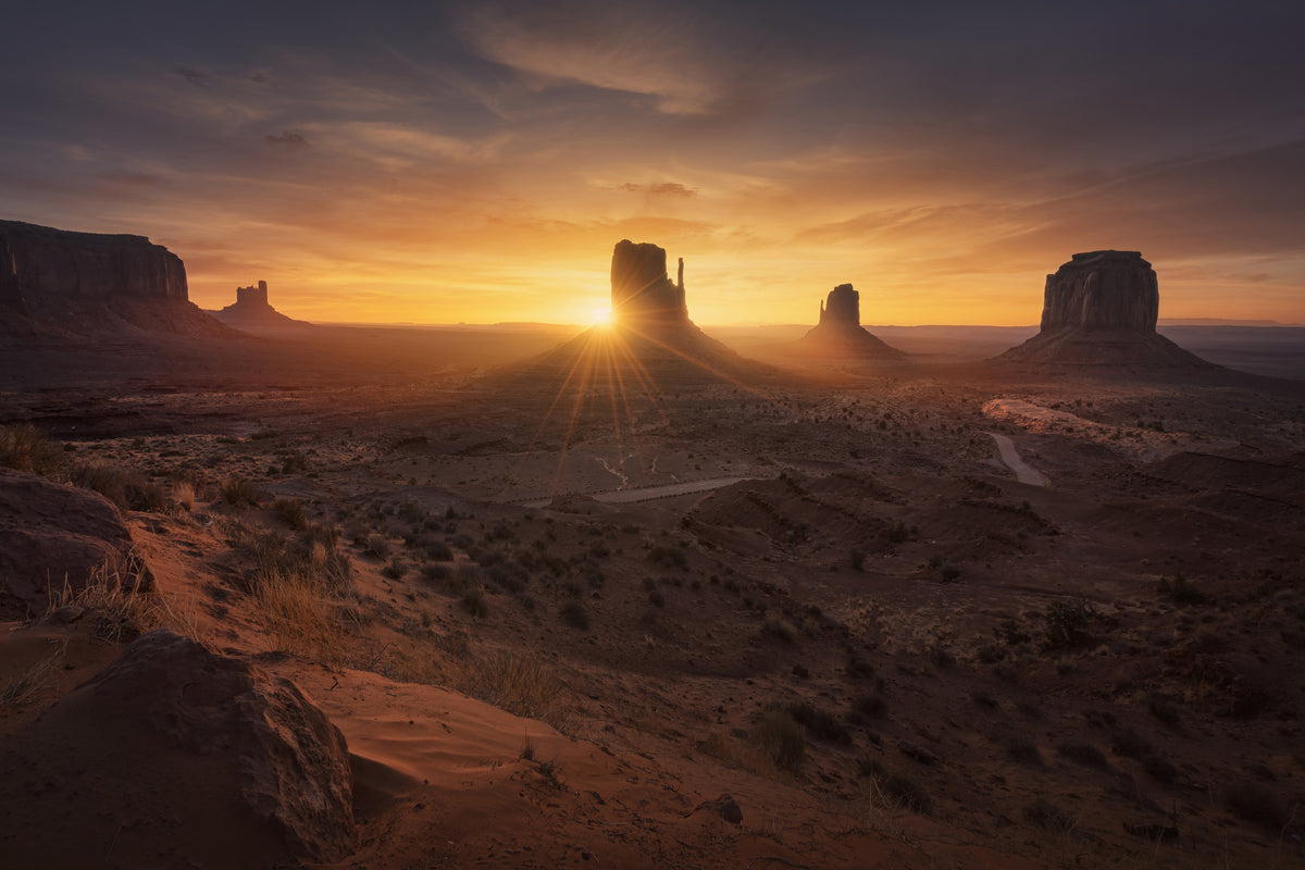 3-piece-acrylic-print-monument-sunrise